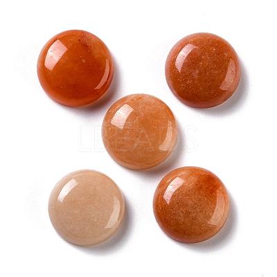 Natural Red Aventurine Cabochons G-P393-R48-14.5mm-1