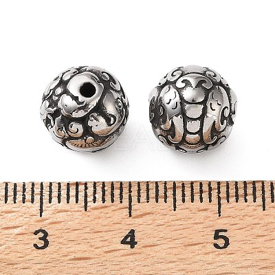 304 Stainless Steel Beads SA-CBA043D-01G-AS-1