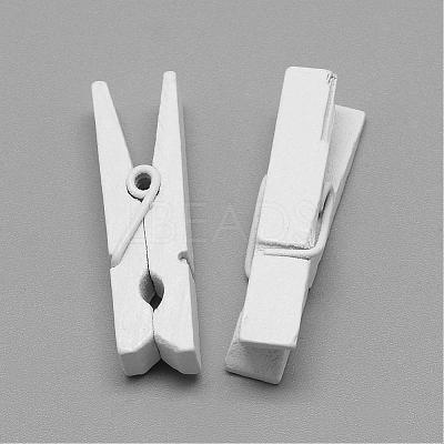 Dyed Wooden Craft Pegs Clips WOOD-R249-013K-1