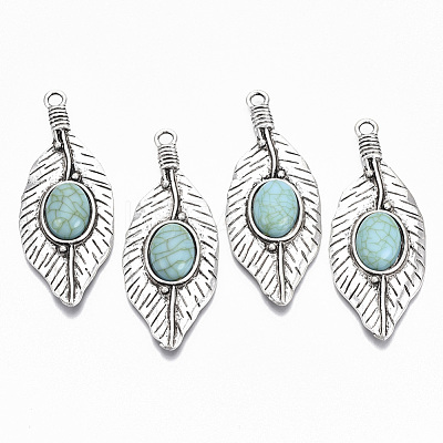 Tibetan Style Alloy Big Pendants PALLOY-R113-012-RS-1