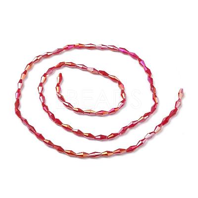 Opaque Glass Beads Strands GLAA-P001-04A-06-1