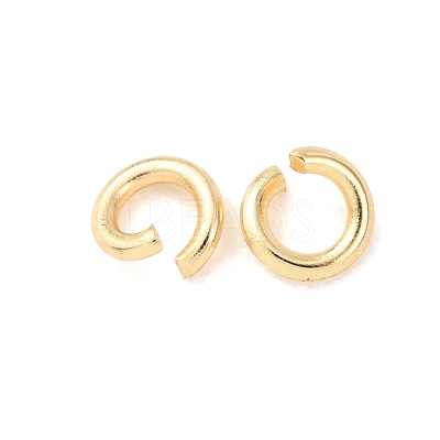 Brass Open Jump Rings KK-G604-08G-01-1