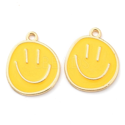 Alloy Enamel Pendants ENAM-D051-18G-02-1