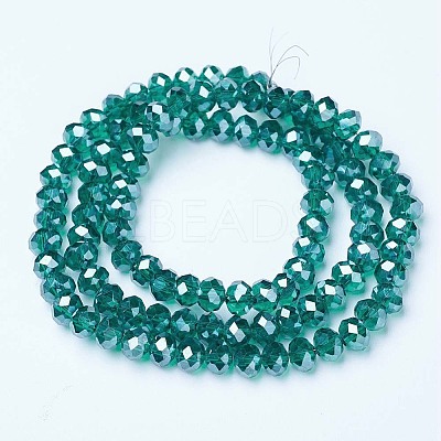 Electroplate Glass Beads Strands EGLA-A044-T1mm-A18-1