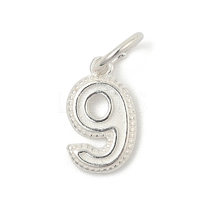 Number Series 925 Sterling Silver Charms LS-STER-Q002-01J-1
