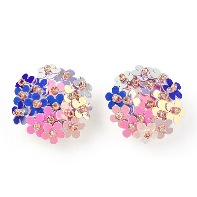 PVC Paillette Cabochons FIND-S321-01I-1
