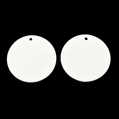 Porcelain Blank Big Pendants PORC-PW0001-100-1