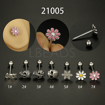 316L Surgical Stainless Steel Tongue Rings WGBFDF9-04-1