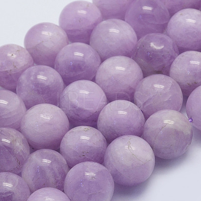 Natural Kunzite Beads Strands G-L478-14-12mm-1