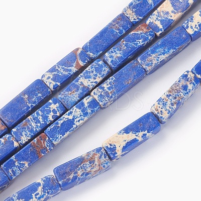 Synthetic Imperial Jasper Bead Strands G-E508-02D-1