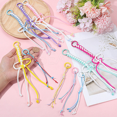 2Bags 2 Styles Korean Waxed Polyester Cord Pendant Decorations HJEW-SC0003-03-1