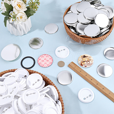 Iron Badge Button DIY-WH0816-400-1