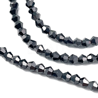 Transparent Electroplate Glass Beads Strands LS-EGLA-A039-T3mm-UA13-1