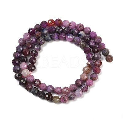 Natural Ruby Beads Strands G-B121-A01-01A-1