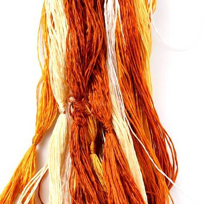 Real Silk Embroidery Threads OCOR-D012-01V-1