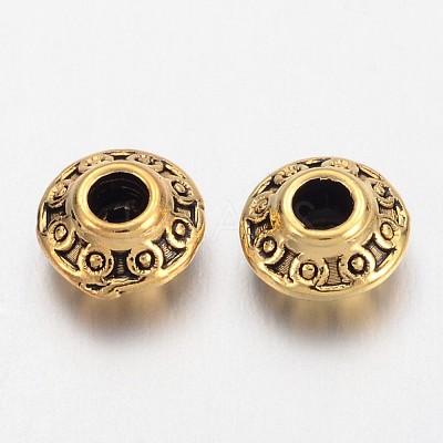 Tibetan Style Alloy Spacer Beads X-GLF0725Y-NF-1