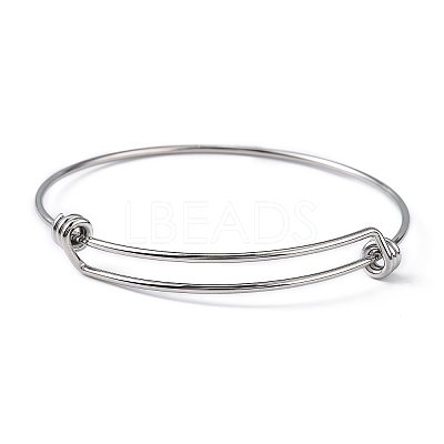 Tarnish Resistant Adjustable 316 Surgical Stainless Steel Expandable Bangle Making LS-MAK-M188-02-1
