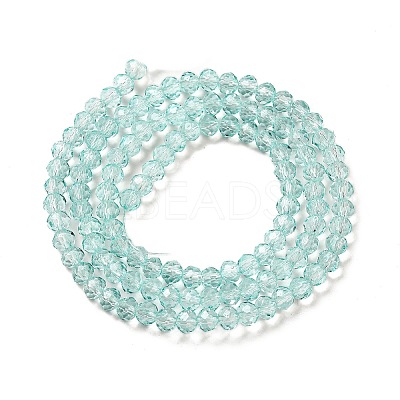 Transparent Baking Paint Glass Beads Strands DGLA-A034-T4mm-D01-1