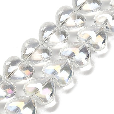 Electroplate Glass Beads Strands EGLA-B008-01A-AB01-1