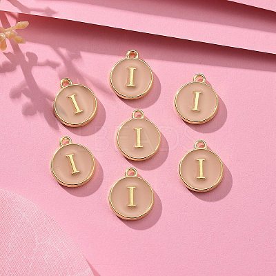 Golden Plated Alloy Enamel Charms LS-ENAM-S118-06I-1