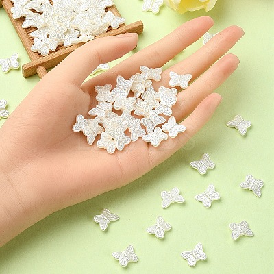 ABS Plastic Imitation Pearl Beads OACR-YW0001-85D-1