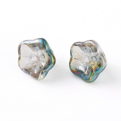 Electroplate Glass Beads X-EGLA-I012-A-1
