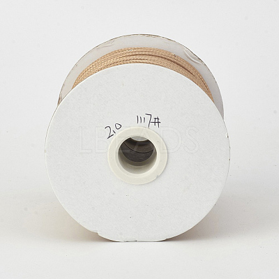 Eco-Friendly Korean Waxed Polyester Cord YC-P002-0.8mm-1117-1