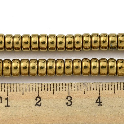Electroplated Synthetic Non-magnetic Hematite Beads Strands G-K361-A04-03-1