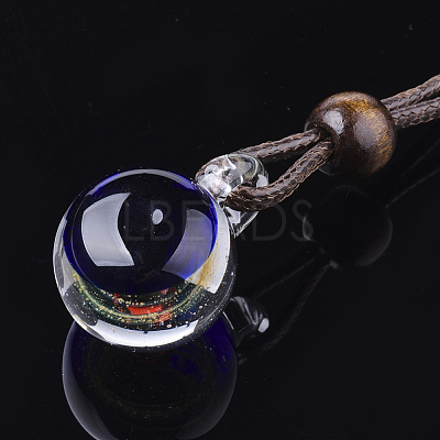 Handmade Lampwork Pendants LAMP-S190-02A-1