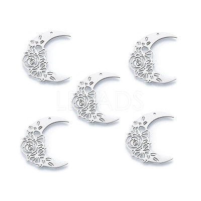 Non-Tarnish 201 Stainless Steel Pendants STAS-N090-LA933-1-1