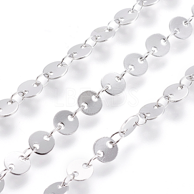 Tarnish Resistant 304 Stainless Steel Link Chains CHS-L019-01A-P-1