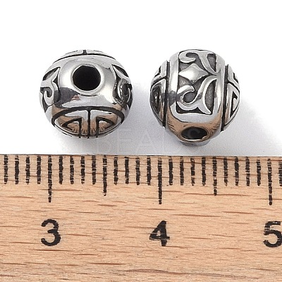 316 Surgical Stainless Steel Beads Hand Polished STAS-P362-07AS-02-1