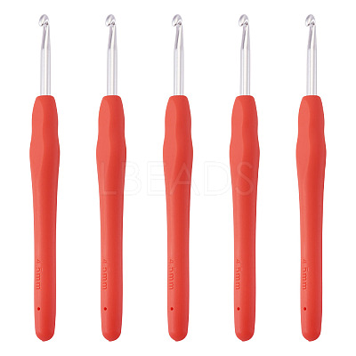 TPR Handle Aluminum Crochet Hook Needles TOOL-TA0001-13B-1