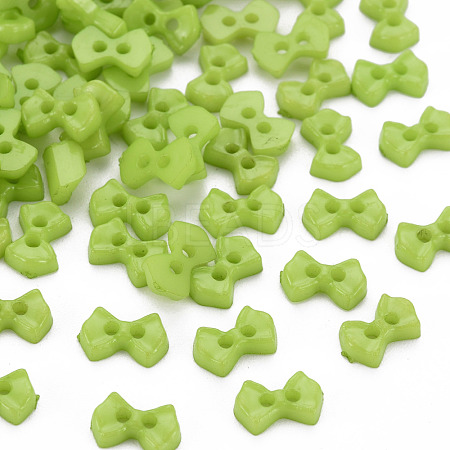 2-Hole Plastic Buttons BUTT-N018-028-06-1