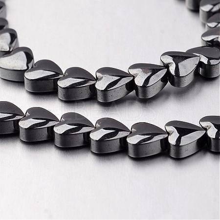 Non-magnetic Synthetic Hematite Bead Strands G-F300-22A-09-1