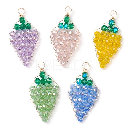 Glass Pendants PALLOY-JF03003-1