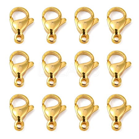 304 Stainless Steel Lobster Claw Clasps STAS-R050-13x8mm-02-1