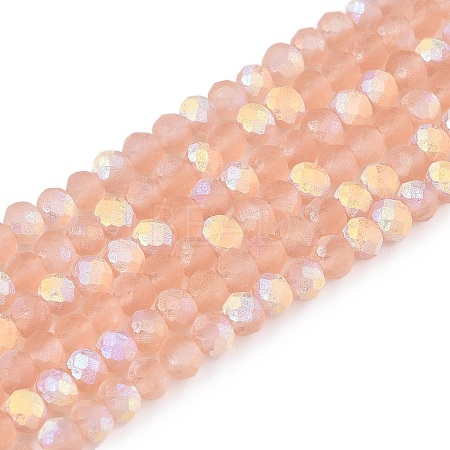 Transparent Glass Beads Strands EGLA-A044-T2mm-MB21-1