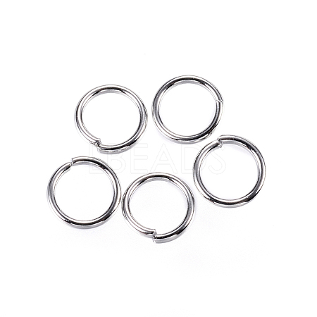 Tarnish Resistant 304 Stainless Steel Open Jump Rings A-STAS-D448-097P-6mm-1