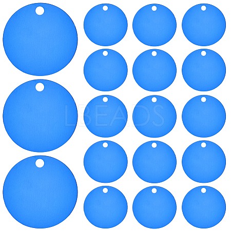 25Pcs Aluminum Pendants FIND-SP0002-68B-01-1
