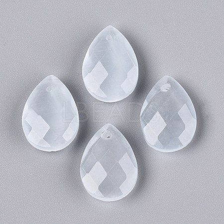 Cat Eye Pendants G-N362-13R-1
