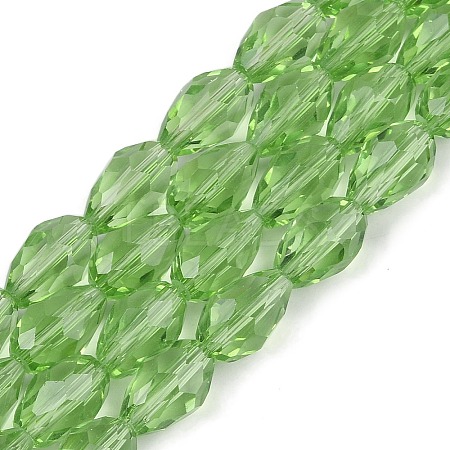 Transparent Glass Beads Strands EGLA-N013-T6mm-D13-1