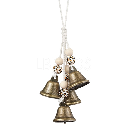 Iron Bell Wind Chimes HJEW-JM01955-1