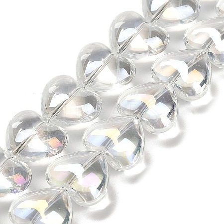 Electroplate Glass Beads Strands EGLA-B008-01A-AB01-1