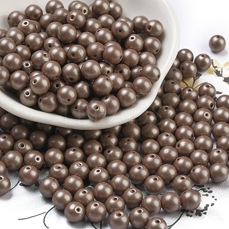 Baking Paint 3/0 Glass Seed Beads SEED-A034-02H-1