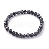 Natural Larvikite Beads Stretch Bracelets BJEW-F380-01-A14-6