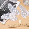 Butterfly Polyester Embroidery Ornament Accessories PATC-WH0008-23-3