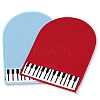 2Pcs 2 Styles Velvet & Microfiber Piano Wiping Gloves AJEW-CN0006-28-7