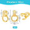 2Pcs 925 Sterling Silver Twister Clasps FIND-PH0026-17B-G-4