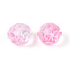 Baking Paint Transparent Glass Beads X1-GLAA-N011-10mm-08-2